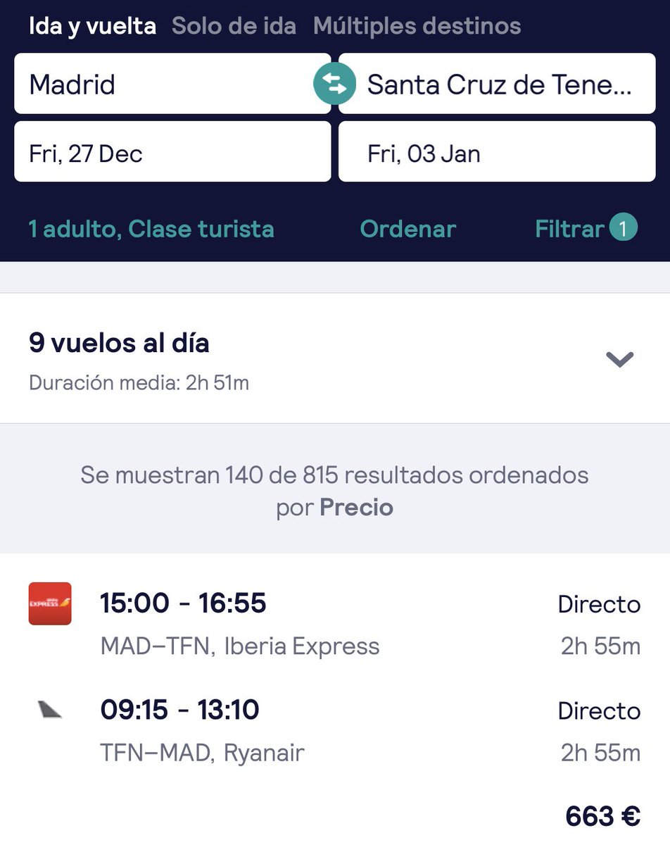 DavidCuestaTV's tweet photo. Estas Navidades, si estás en Madrid, puedes darte un salto a Tenerife a pasar el Fin de Año o, si lo prefieres, pagar 63 euros más y volar hasta Japón.
Que alguien pare esta locura. https://t.co/qPPnJhmhFc