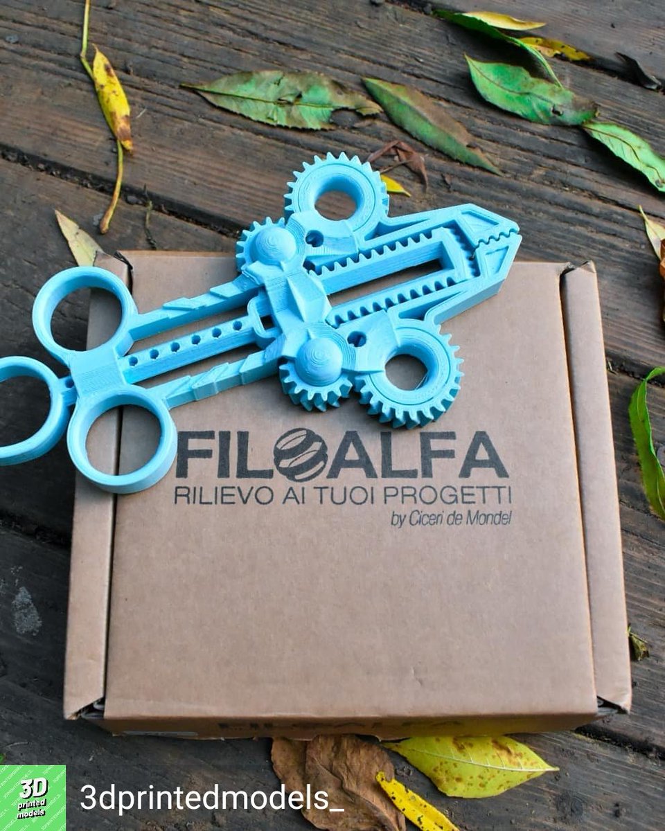 FILO_ALFA's tweet photo. Too lazy after #christmasholidays food? The solution are these PREDATOR ACTION Pliers
Nice geared pliers printed in this beautiful alfaplus blue from @FILO_ALFA.
.
#filoalfa #alfatester #alfapro #pliers #gear #3dprinter #3dprint #3dprinters #myminifactory #thingiverse https://t.co/55RkMHfRLd