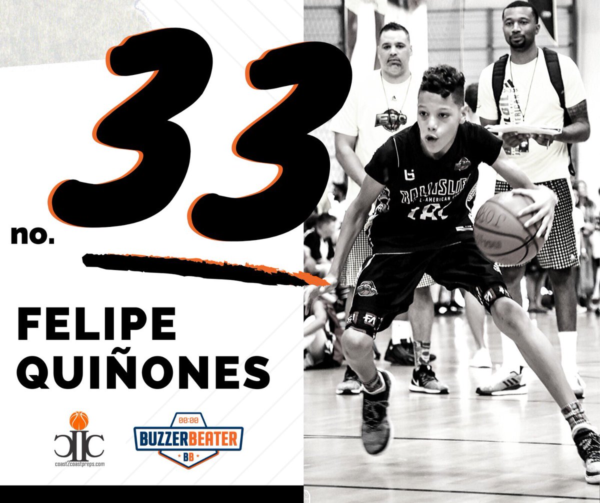 Felipe Quiñones pone el nombre de 🇵🇷 en alto al ser clasificado número 33 en el ranking Coast 2 Coast Preps de la clse 2026. Quiñones pertenece a la preselección Pre-Mini (11 años) 👏🏻
