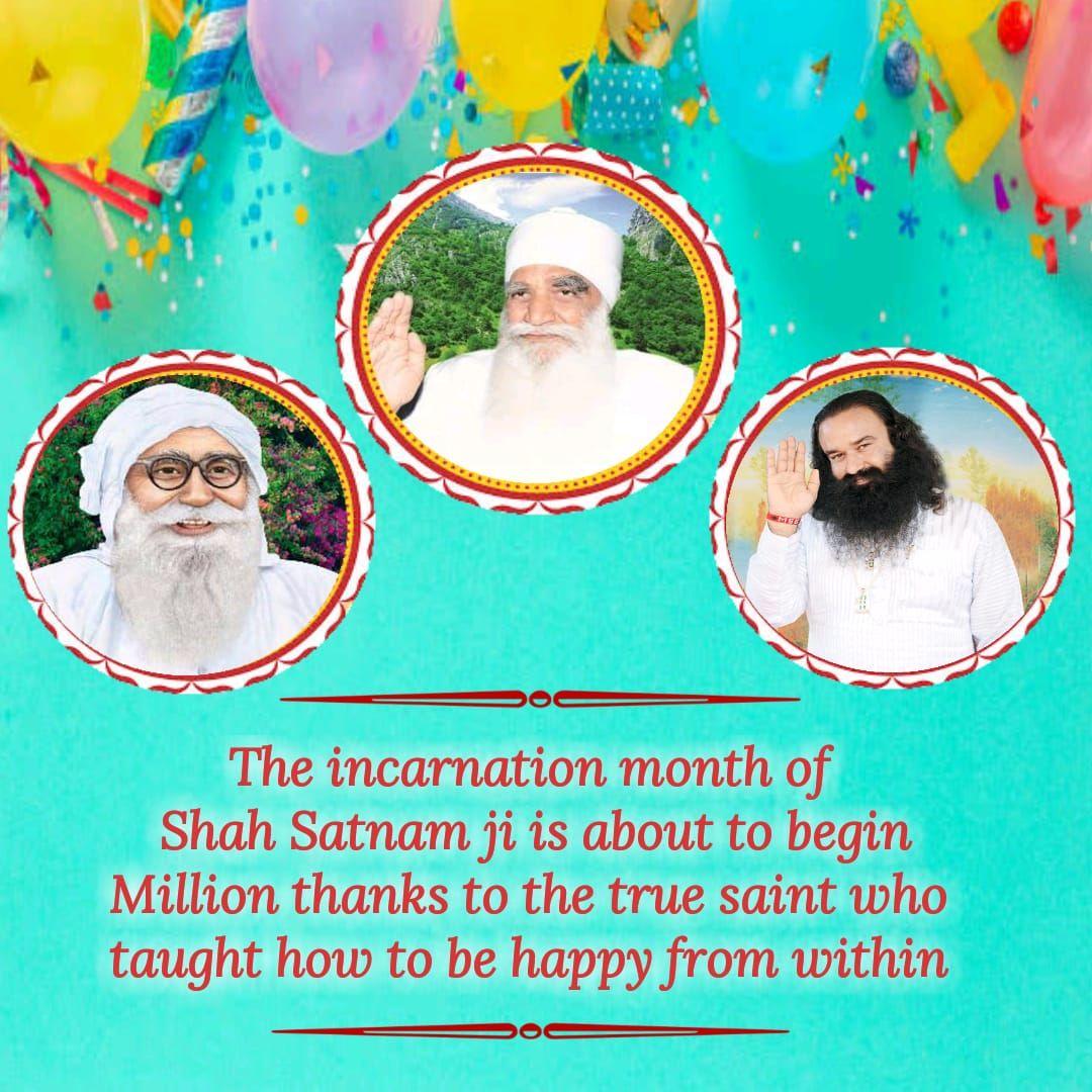 Ankush_Haryavii's tweet photo. #6DaysToGoForBirthMonth
शाह सतनाम जी महाराज रूहानियत के सच्चे गुरू हैं जिन्होने भटके और बुराईयों में फंसे लोगों को जीने का सच्चा रास्ता दिखाया।गुरू जी शिक्षाओं पर चलकर आज लोग मानवता भलाई के कार्य कर रहे हैं।जनवरी माह को मनाते हुऐ हर रोज़ लोग अपनी बुराईयां त्यागने का प्रण करते हैं https://t.co/4Qnbc3q4pk