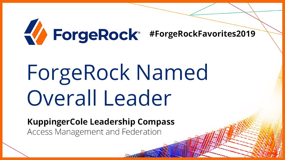 We were named an Overall Leader for #AccessManagement and Federation by @kuppingercole in 2019. Check out our ratings in the innovation, product, and market categories. bit.ly/2U0HCIf   #ForgeRockFavorites2019 #LeadershipCompass