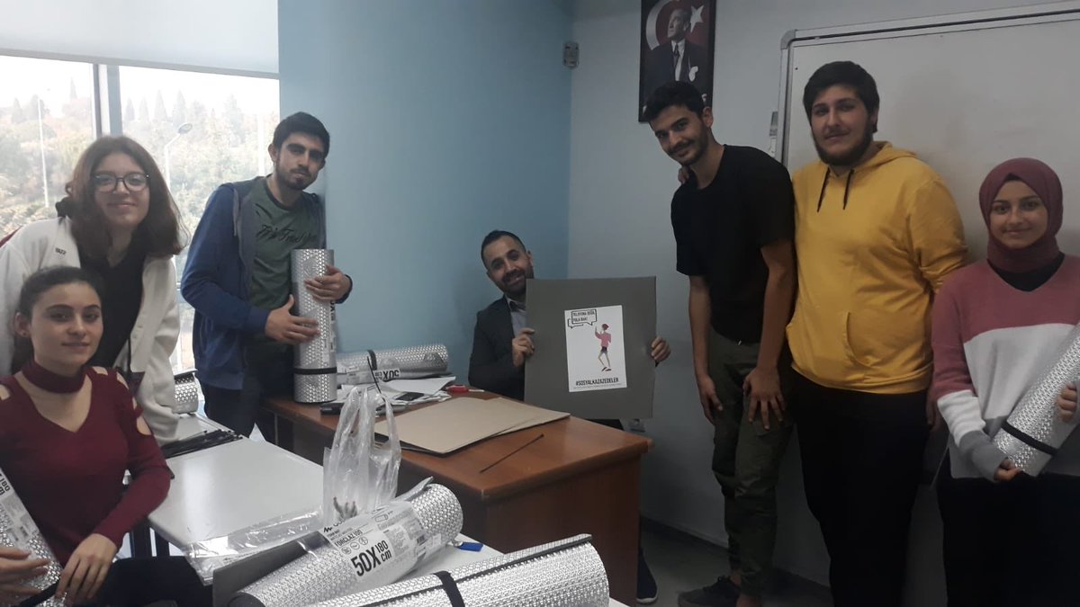 Sosyalkazazede1's tweet photo. Çalışmalarımız @FiratSarsar hocamızın desteğiyle devam ediyor, projemiz çok yakında @UniversiteEge  Kampüsü’nde ... @ProfNecdetBudak @ogrencikonseyeu @EUEgitimFak https://t.co/9XB9Bu3QSV