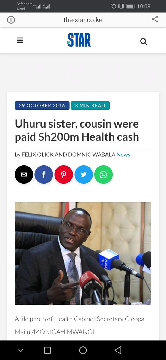 emmanuelkimtai8's tweet photo. @DCI_Kenya is a political tool to fight anyone who does not agree with the scam BBI. 
Kenyatta and raila are using state machinery to frustrate the opponent and keep the powers. That why waiguru, sicily, macharia, matiangi etc can't be touch though corrupt.
#ODPPExposed https://t.co/xxJ6B9wiZg