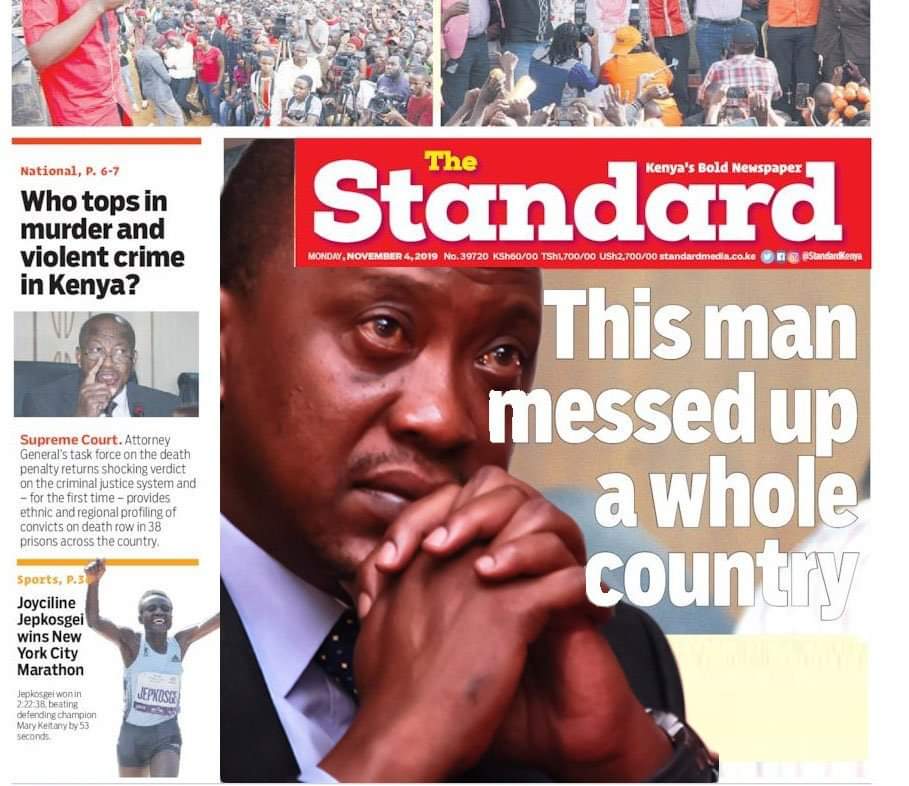 emmanuelkimtai8's tweet photo. @DCI_Kenya is a political tool to fight anyone who does not agree with the scam BBI. 
Kenyatta and raila are using state machinery to frustrate the opponent and keep the powers. That why waiguru, sicily, macharia, matiangi etc can't be touch though corrupt.
#ODPPExposed https://t.co/xxJ6B9wiZg