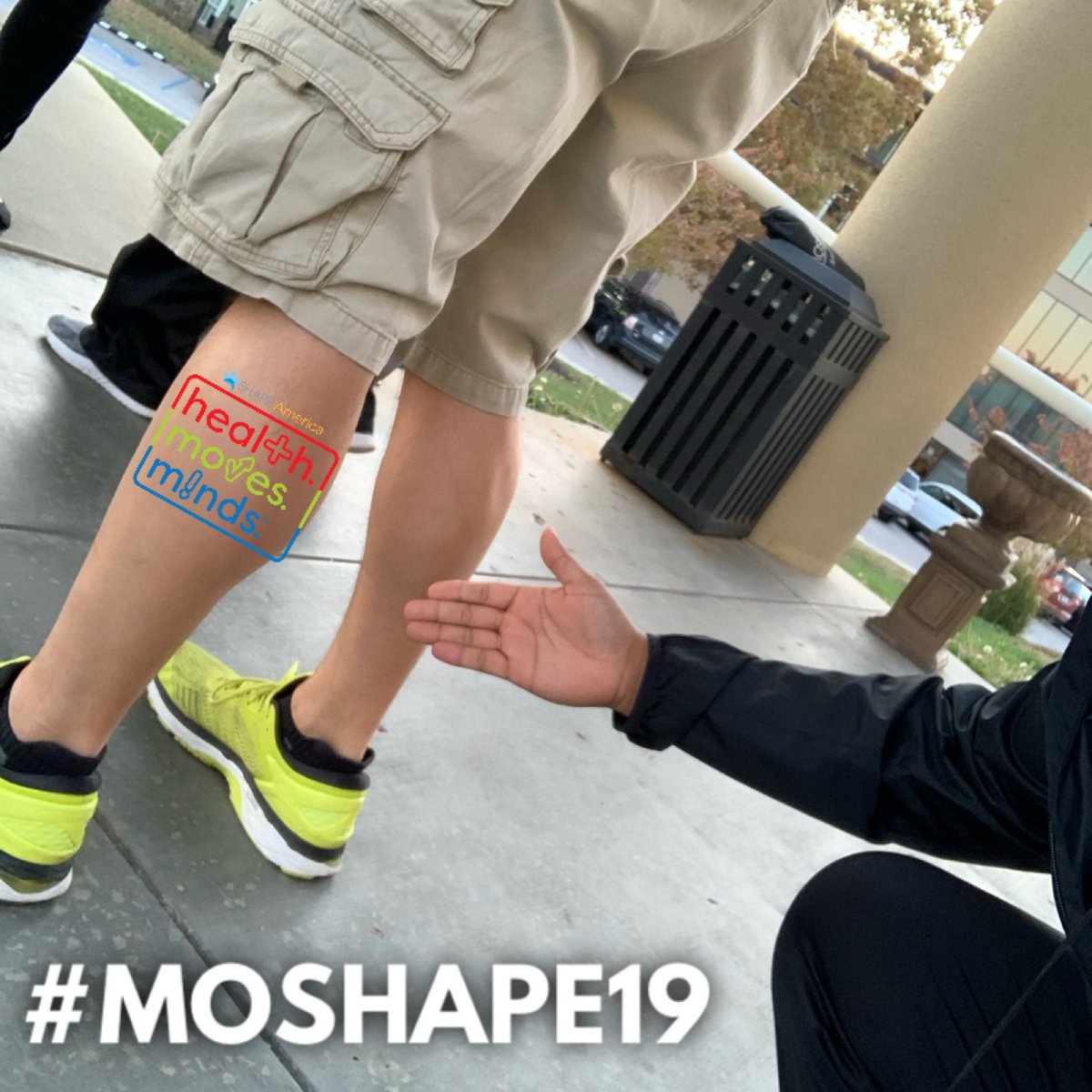 MOSHAPE1's tweet photo. ICYMI: As 2019 comes to an end we would like to share one of our most popular #MOSHAPE19 images from the #HealthMovesMinds Tattoo Challenge with @SHAPE_America President @JamieSparksWSCC
Thank you @kristibieri & @garnert10s for inspiring this amazing idea!
#WhatMadeYourYear https://t.co/2u7Hh4pLvn