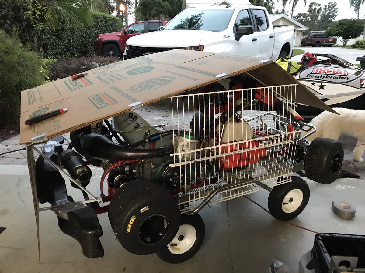 jordan10taylor's tweet photo. We didn’t have any media visit during production, but here are some pics of #CyberKart on the assembly line. @RickyTaylorRace https://t.co/ita7KsFskW