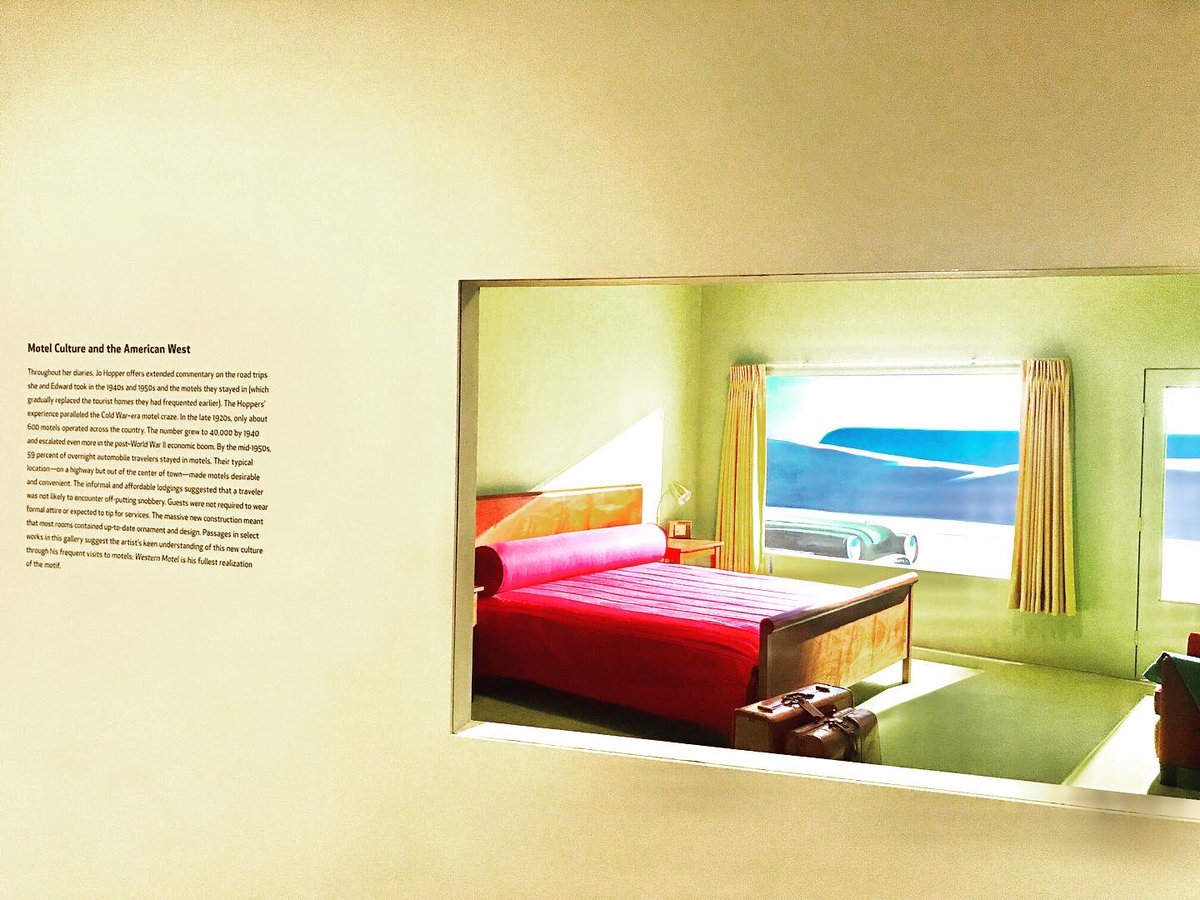 joegutberlet's tweet photo. Before @Lucindervention crisscrossed the continent in 2019, there were the OG influencers of tasteful travel, Edward & Jo Hopper. #VMFAHopper https://t.co/ixS13A7N0r