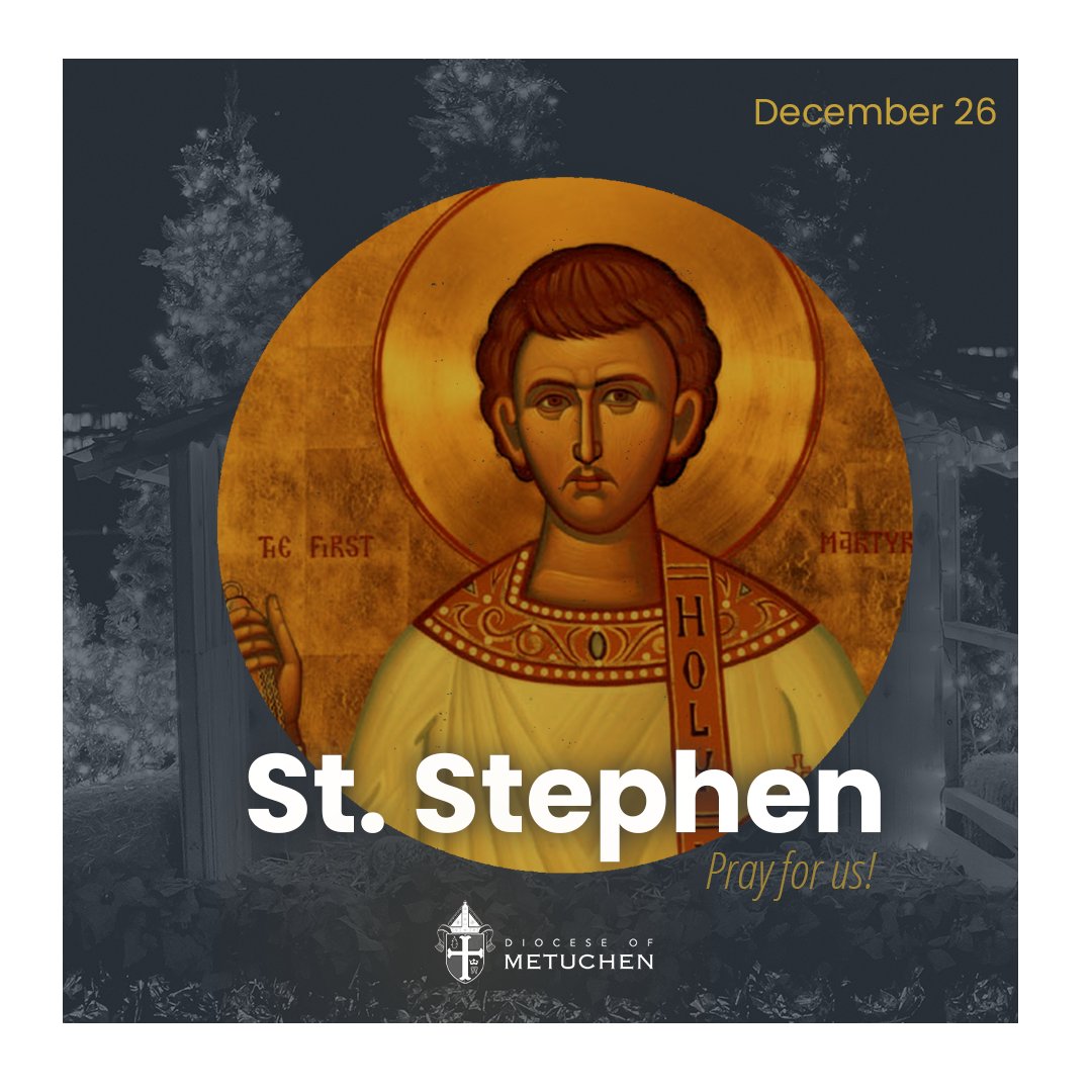 diocesemetuchen's tweet photo. Blessed Feast of St. Stephen, the first martyr. 
#MetuchenModels

Read More: https://t.co/6oyOjBObCZ https://t.co/xKIOYJyDJ0