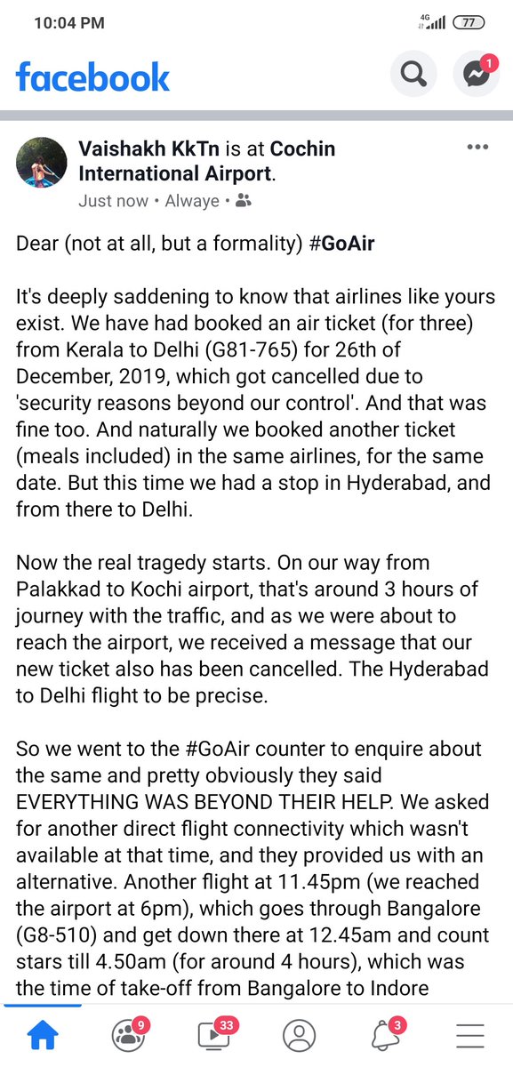 iteesARN's tweet image. @goairlinesindia , Why are you running these kind of dirty business? Customers are not fools! How can people go such shameless? Absolutely disgusting!!! #SuchAShame #RespectCustomers