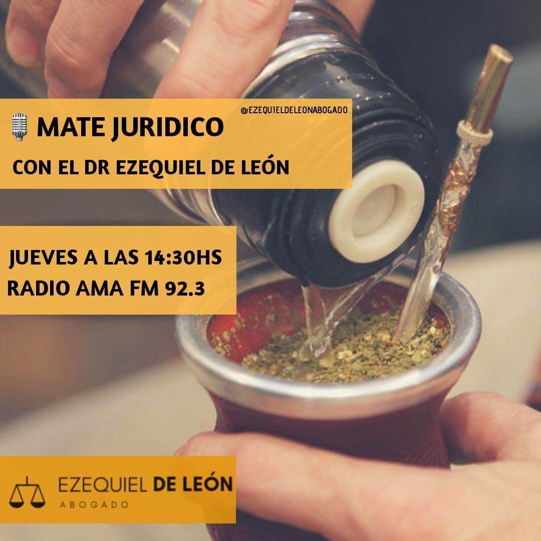 ezequieldeleon4's tweet photo. 🎙Lxs espero a partir de las 14,30hs por #RadioAMA FM 92.3 en nuestro encuentro #MateJuridico ⚖ https://t.co/AuZzDrL6BU