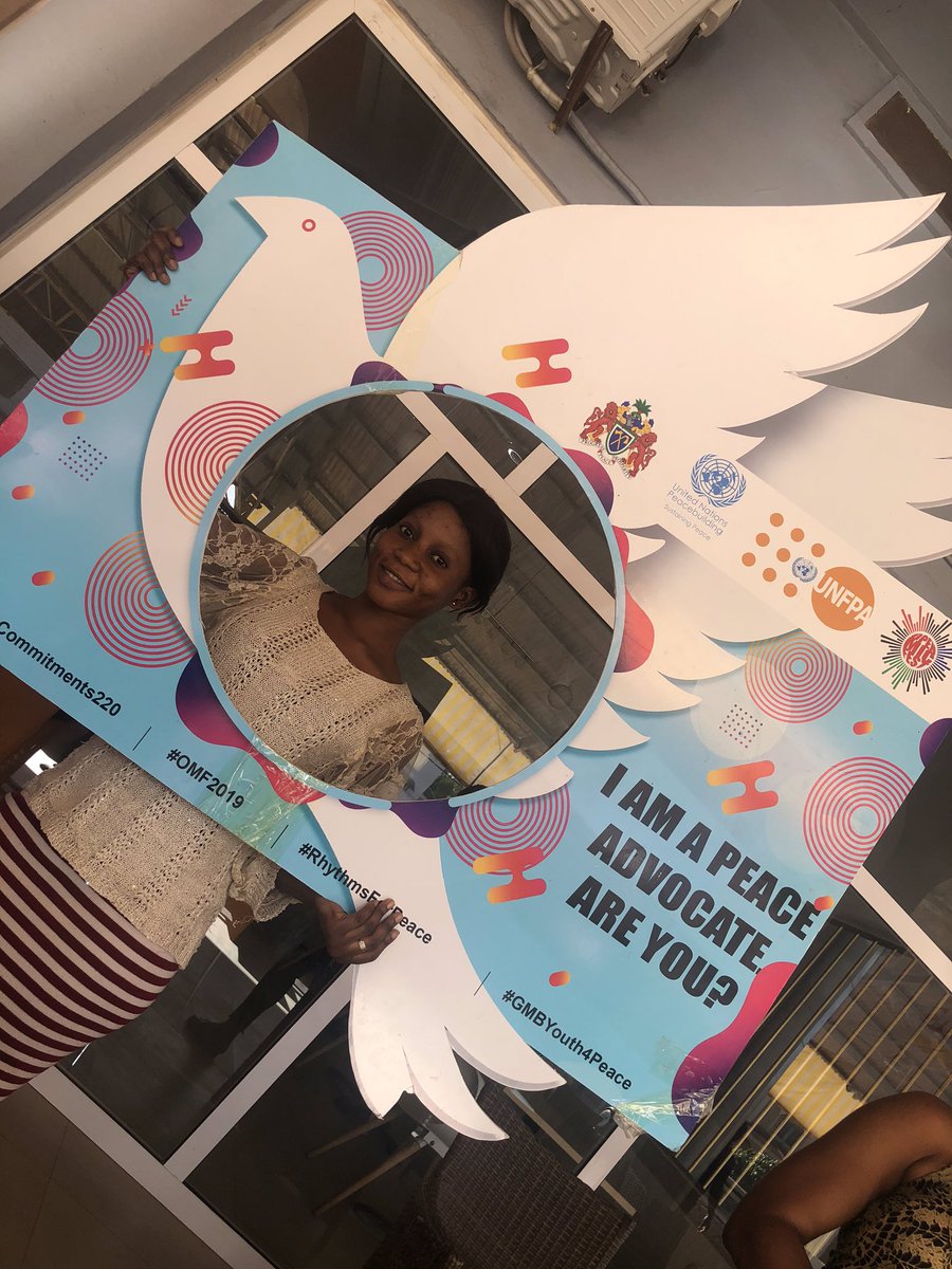 dipsey___'s tweet photo. Fatou Badjie of Abuko commits to maintaining peace in her household by showing respect to all
#PeaceCommitment220
#RhythmsForPeace #GMBYouth4Peace https://t.co/asEEBRqwAM