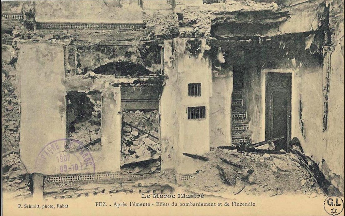 In 1912 France made Morocco a protectorate. On April 17, Moroccan troops revolted, attacking their French officers as well as European and Jewish quarters of the city. 66 Europeans, 42 Jews and 600 Moroccans were killed.