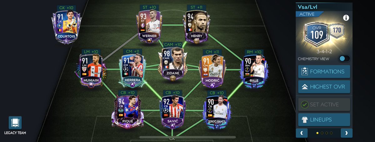 Squad update with Zidane in the team and an all new 3412 formation. Some new faces in the team too!!  #fifamobile  #fut  