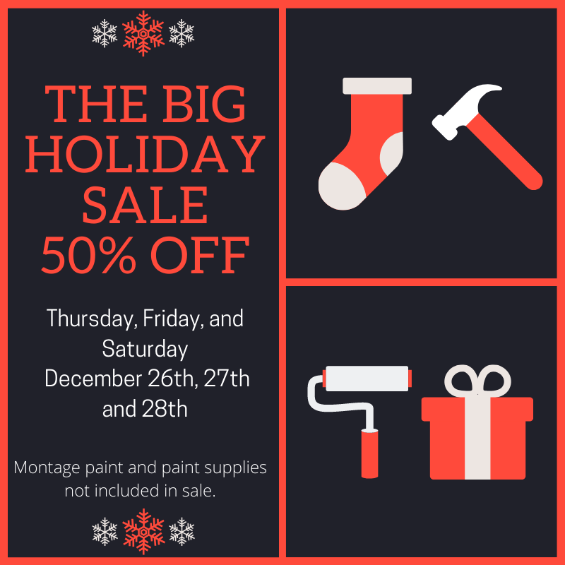 Didn't get what you wanted for Christmas? We have the answer at 50% off!