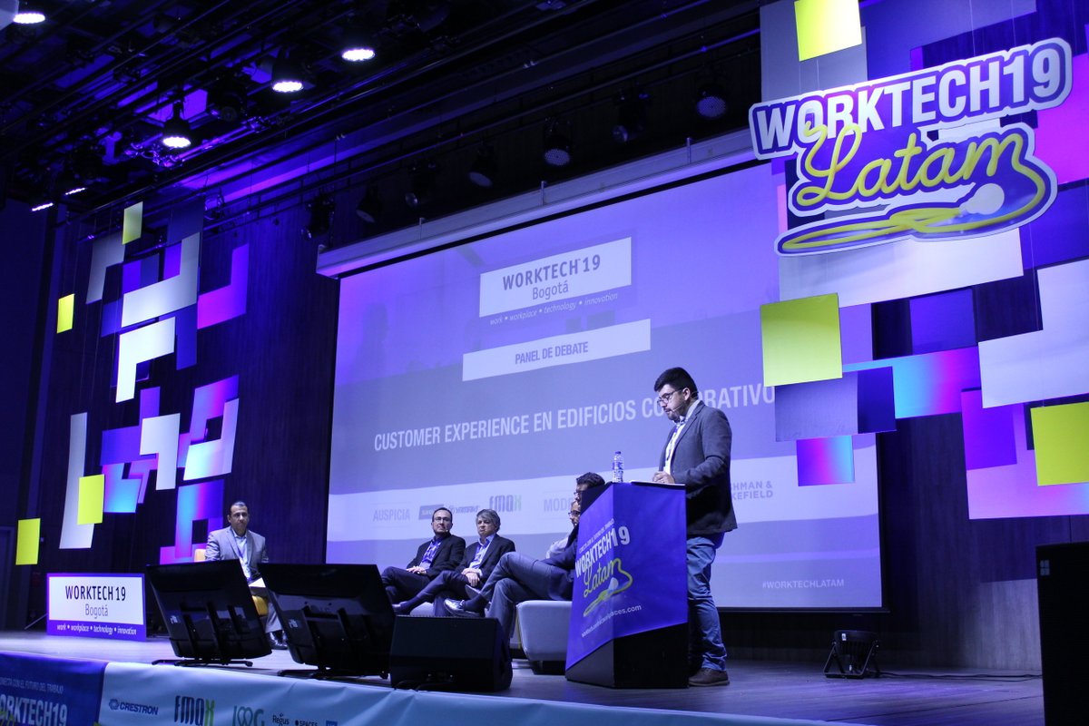 CushWakeCOL's tweet image. #Evento 📌 #Worktech19 reunió profesionales de alto nivel de diversos sectores como #RealEstate, Facility Management, Tecnología, y fuimos moderadores del panel &quot;Customer Experience en edificios corporativos.&quot; ¡Más información acá! 👉 bit.ly/CushWakeCol_Wo…