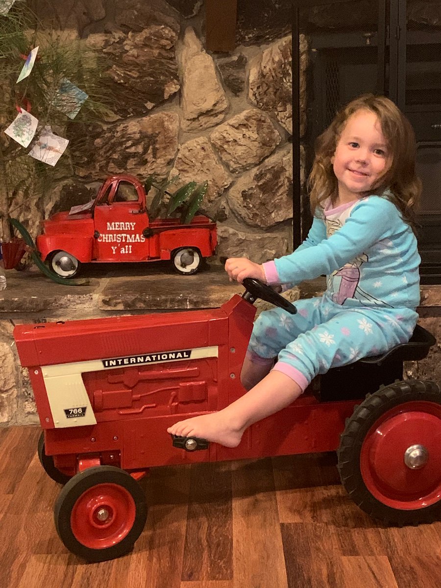 Is it even Christmas if you don’t find a peddle tractor under the tree?