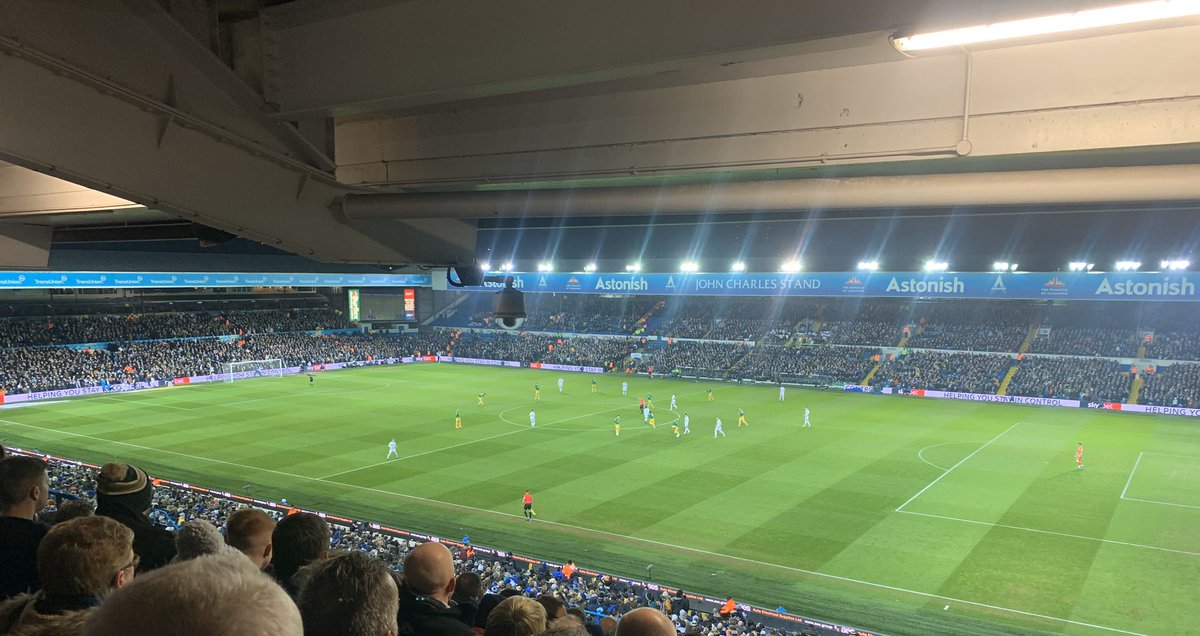 ClairMcGowan's tweet photo. Leeds v PNE #BOX26 #LUFC #LeedsUnited https://t.co/EeUReIlUYG