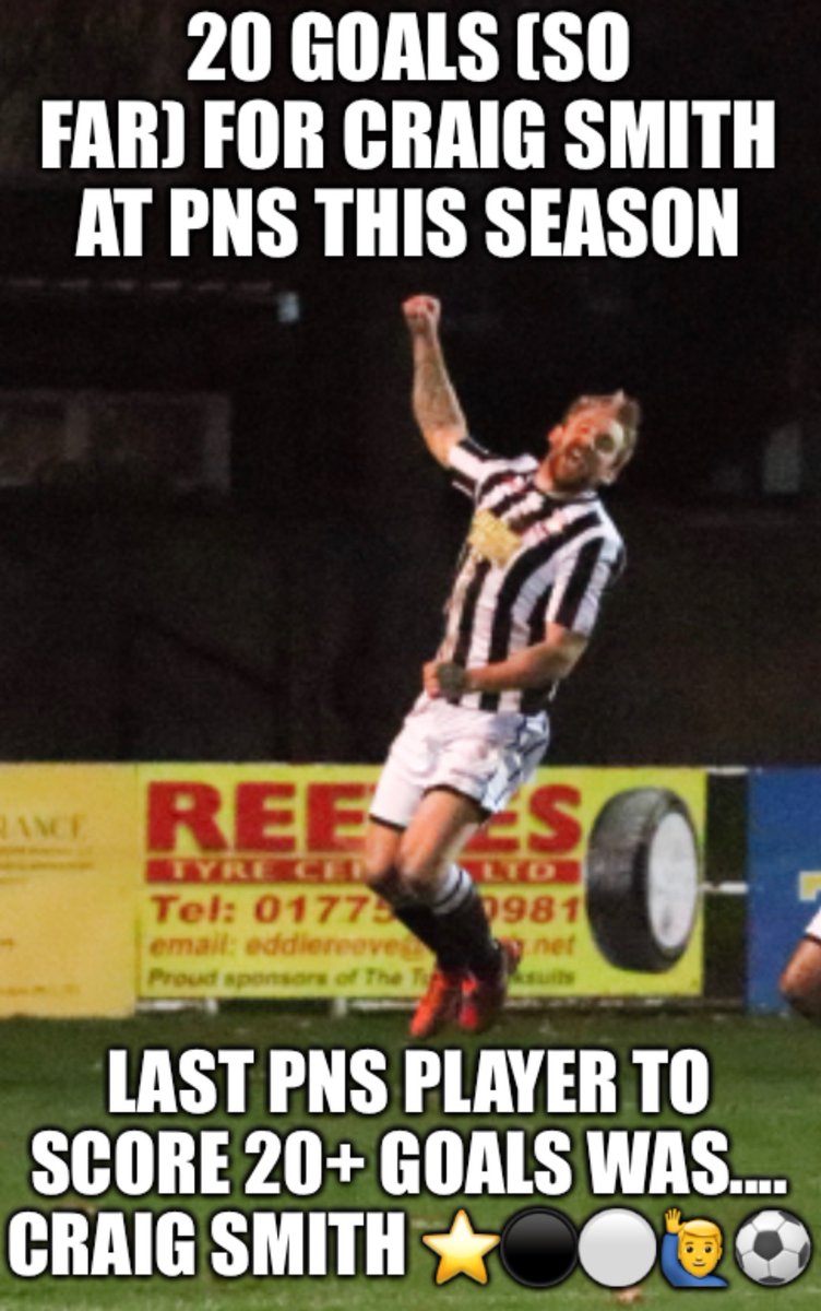 2015/16: 2️⃣2️⃣ goals (44 games)
2019/20: 2️⃣0️⃣ goals (25 games*)
*so far

<a href="/CraigSmith0691/">Craig Smith</a> 👏⭐️⚫️⚪️⚽️🙋‍♂️

#wearestar #nonleague #goals 

<a href="/utdcos/">UCL</a> <a href="/UCLFanZone/">UCL Fan Zone</a>
