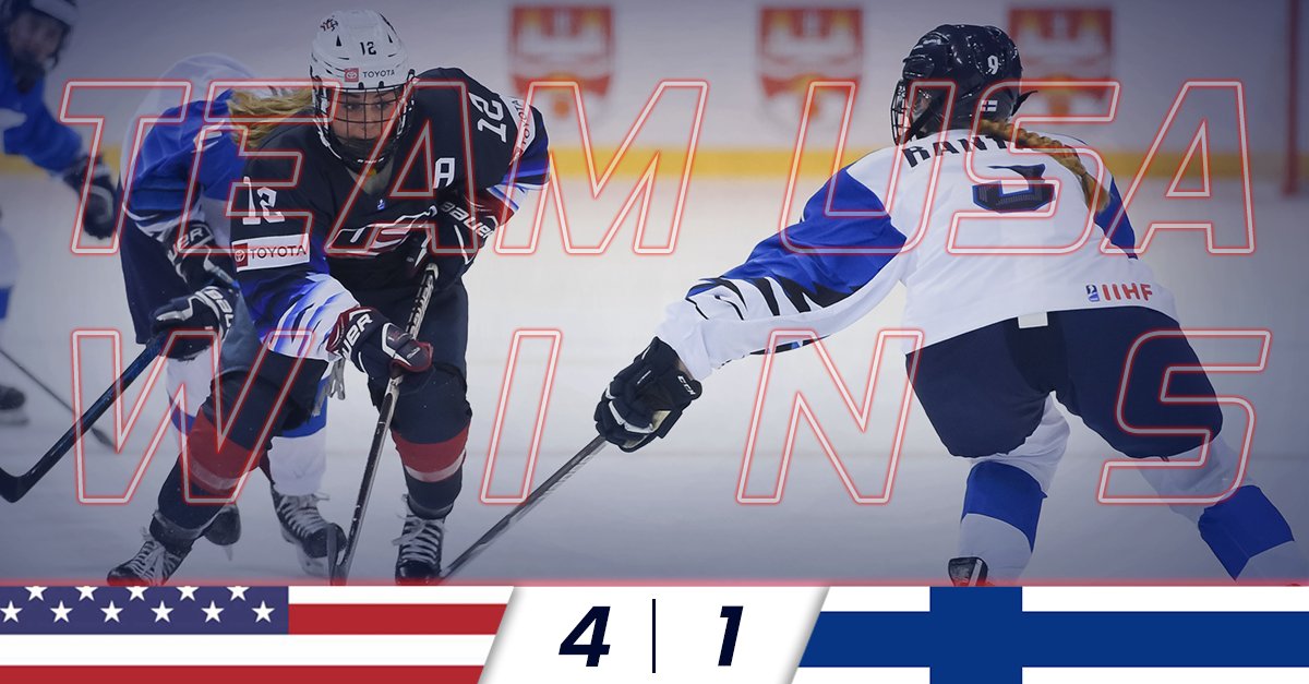 usahockey's tweet image. First game of the season, first W of the season! 🇺🇸 #U18WWC 

Recap → bit.ly/37c3MNU