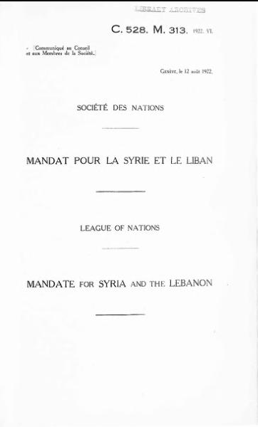Lebanon: In 1911, Lebanon received an influx of Jews from Europe and Middle East. After WW1, Modern Lebanon was formed as a Mandate by the French. Beirut was the center of Jews in Lebanon