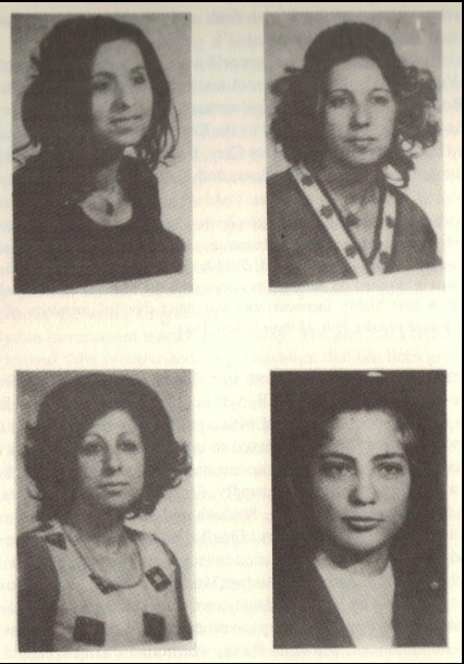 In 1974, the Zeibak girls, 3 sisters and their cousin, Fara, 24, Lulu, 23, Mazal, 22, and Eva Saad, 18, were murdered while attempting to flee. They were raped, killed and mutilated, by unknown parties, perhaps smugglers