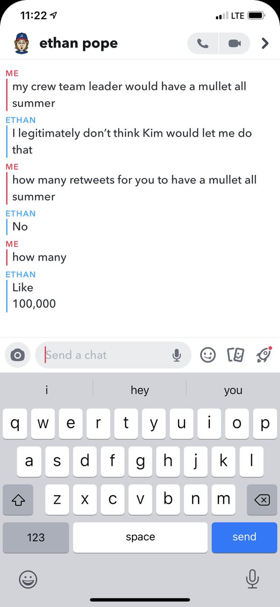 gloccamorra420's tweet photo. this is my friend ethan. last summer he made the mistake of letting me give he a mullet. he said if i got 100,000 retweets he’ll let me do it again and keep it all summer!! https://t.co/9tXnEuvnxA