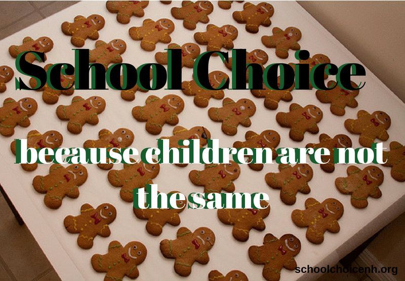 NHEdChoice's tweet image. Children are not the same, so it is irrational to expect one educational environment to suit them all. #BrightFuture #EducationalOpportunities