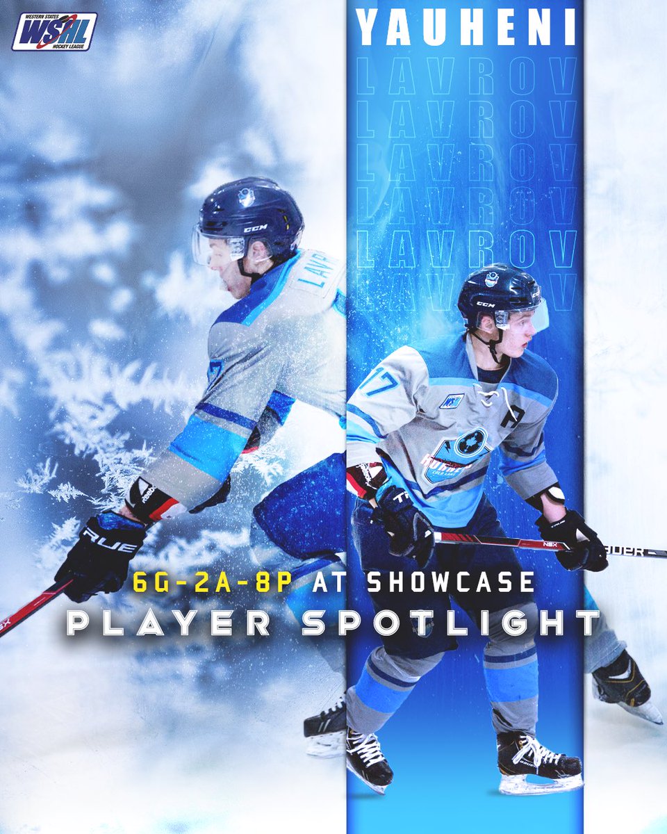 WSHLHockey's tweet photo. Yauheni Lavrov of @ColdLakeHornets led the league in scoring last week!⁣ #WSHLshowcase #WSHL https://t.co/ZIyiplHq5f