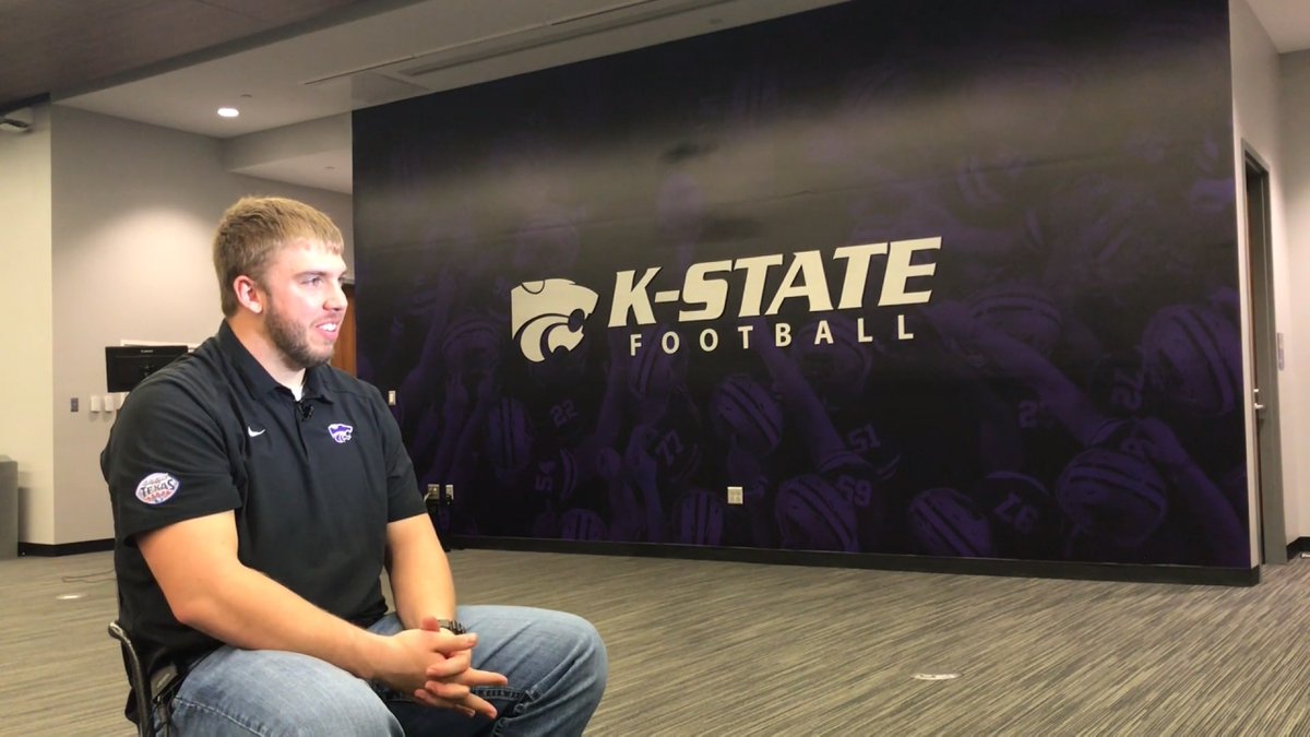 kevinsjuts's tweet photo. Had a great time chatting with Seward grad &amp; Kansas State center Adam Holtorf in Manhattan.

Great dude.  Super smart.  Solid career.  
@aholtorf79 @SewardBlueJays @KStateFB

Interview airs tonight on @1011Sports! https://t.co/87Q6oGAUlm