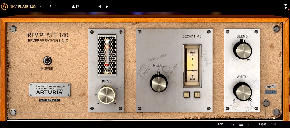 AudioDoppler's tweet image. Os dejo enlaces de algunos plug-ins gratuitos hasta final de año:

Arturia: Reverb Plate-140
Una recreación de la clásica reverb de placas EMT140.
bit.ly/2QhrOA8