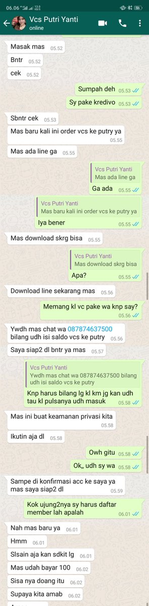 SebastianWinata's tweet photo. Ini modusnya @NYanti01 
Hati2 apabila vcs dengan dia
Udh terbukti #modusvcs https://t.co/FbFlggsyGf