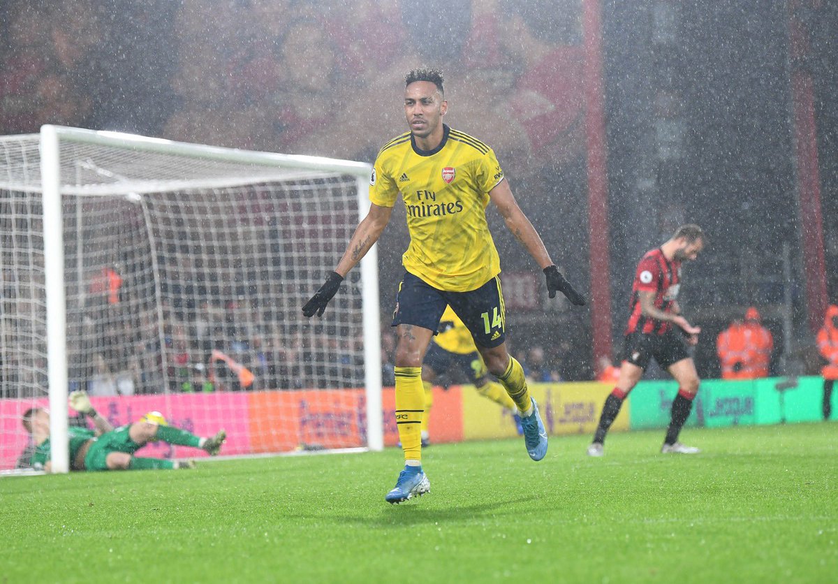 Auba's tweet photo. We saw some changes in the Game and we felt it on the pitch we could won the Game but we stay positive A⚡️ https://t.co/KdGWRunrcI