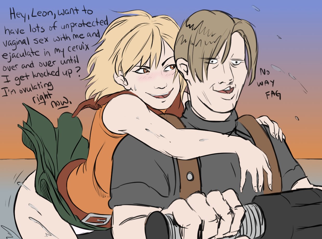 Working on this new Resident Evil 4 fanart makes me really wanna