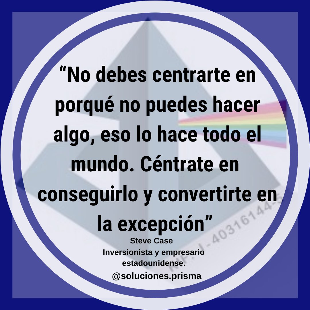 Prisma_SyDT's tweet photo. “El desafío del liderazgo es ser fuerte, pero no grosero; ser amable, pero no débil, ser reflexivo, pero no perezosos; ser humilde, pero no tímido, sentirse orgulloso, pero no arrogante; tener humor, pero sin locura”(Jim Rohn) #SomosPrisma #prismalternativas #Impulso #FelizJueves https://t.co/q8gOTYysbt