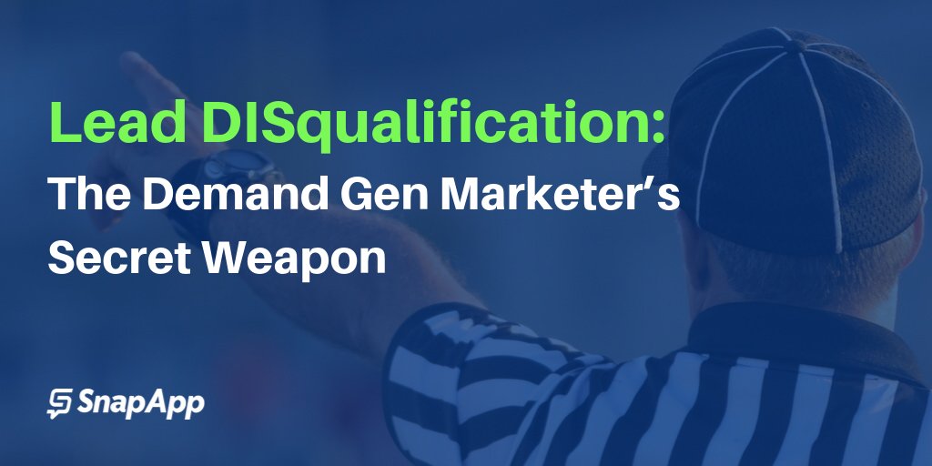 Increasing #ROI on #marketing efforts requires sorting top leads from dead ends. Here’s how to use disqualification to drive more revenue: bit.ly/2llNAqW