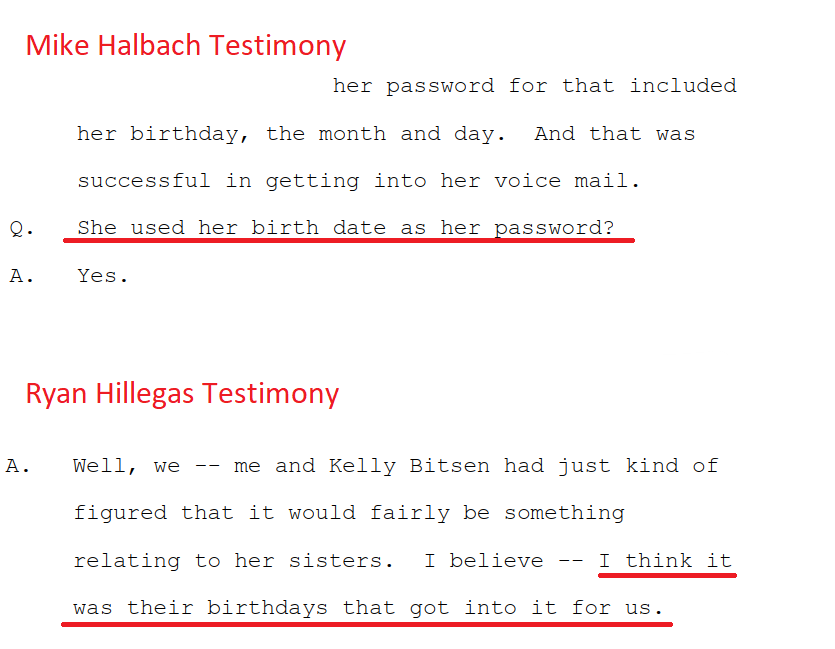 foulplayteam's tweet photo. So ... what now?!
What was TH's voice mail password?
Who is #Lying?
#RyanHillegas or #MikeHalbach?
Was TH's password ever checked? https://t.co/MfA4sAt1Va