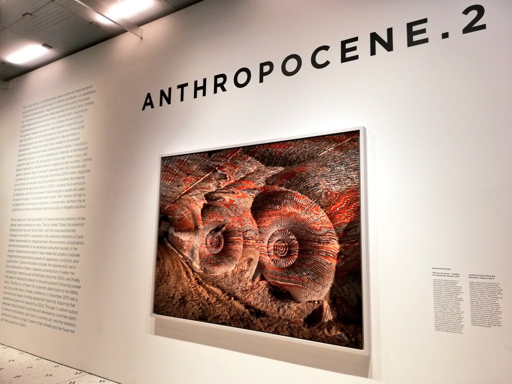 justcornflake's tweet photo. After a Christmas day full of board games with my family, today's celebrations have included a fantastic visit to the #anthropocene exhibition @MAST_Bologna curated by Burtynsky, Baichwal &amp; De Pencier https://t.co/vSeT2CP7l4