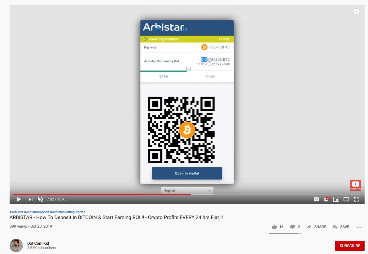 ErgoBTC's tweet photo. Arbistar ponzi, is a fully self-sovereign ponzi that's using BTC Pay to accept deposits.

Deposit Address: 1A1JaknC4W1AJJZZcq3Lwddg4nzvwtJEVe

https://t.co/Iwbh3XX2Tn https://t.co/DTyEhiLTsK