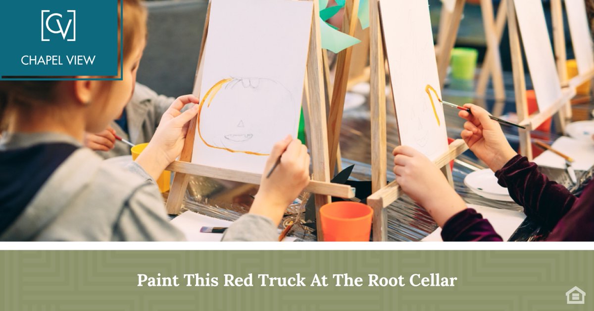 LiveChapelView's tweet photo. Get your holiday vibe going at The Root Cellar on Sunday, December 29th. Learn how to paint a fun &amp; festive truck with step-by-step guidance from artist Kim Murdock. https://t.co/HaaXIgEQvP https://t.co/5JCP5BLs7f