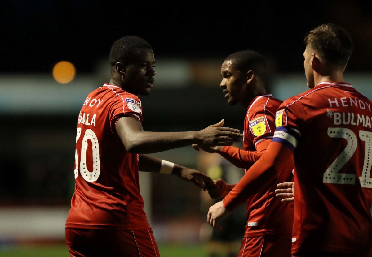 berylylubala's tweet photo. Great team performance to get us back winning ways and happy to score my 10th goal on the halfway mark of the season. #BL30 #GodIsGood #TownTeamTogether ⚽️🔴 https://t.co/q8PNMLSSTQ