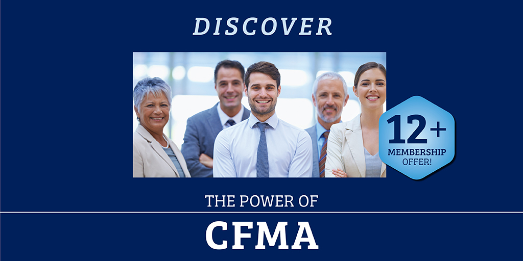 CFMA's tweet image. Take advantage our most popular membership offer! When you pay for 12 months of membership your benefits will be extended until March 31, 2021. Learn more&amp;gt;&amp;gt; cfma.org/12plus?utm_ss=…