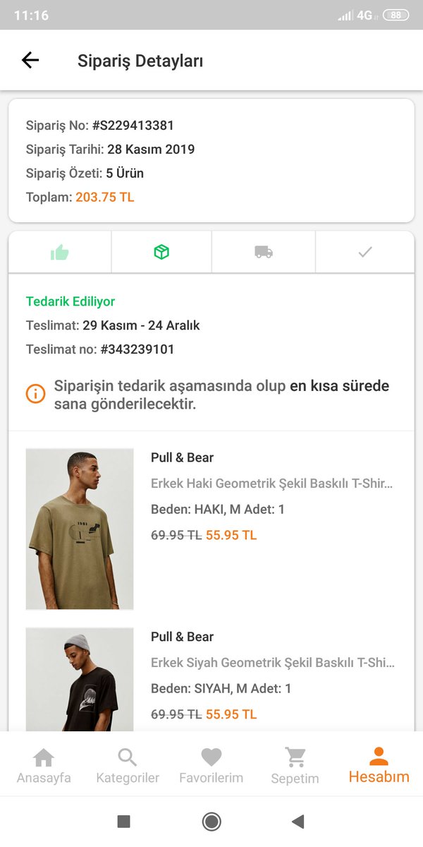 verstapennist's tweet photo. @Trendyol  #trendyol #trendyolindirimleri  bı siparişi bir ay önce verdim halen gönderilmedi . Diğer siparişi bugün verdim anında kargoya verdiler . Bunun anlamı nedir ? Elinizde olmayan ürünü #BlackFriday adı altında bana satıp bir aydır paramı gasp etmiş olabilir misiniz? https://t.co/LEuVReAR7n