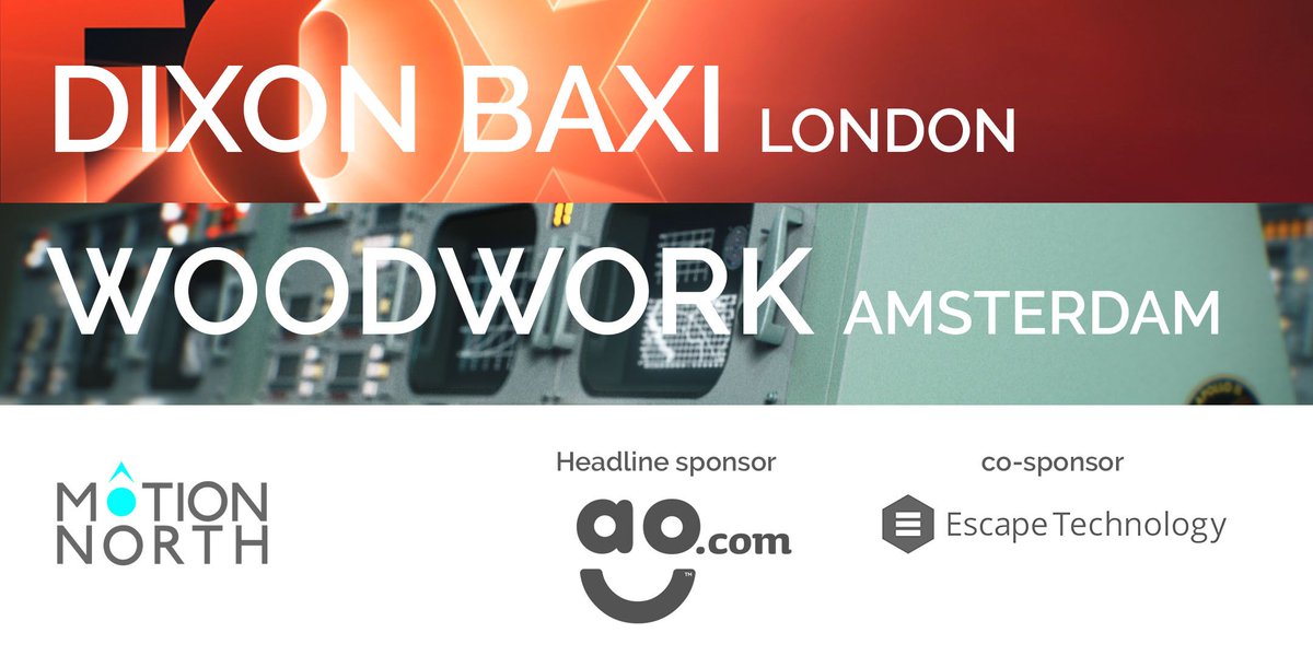 motionnorth's tweet photo. Yes, it may be Boxing Day, but I know you're counting down the days, 2 weeks now till Motion North 35 with @DixonBaxi and @studiowoodwork. https://t.co/WtDnBx5QpZ Thursday 9th January #animation #motiondesign #branding Thanks as ever to our amazing sponsors @ao and @Escape_Tech https://t.co/Gu4zMsIKmp