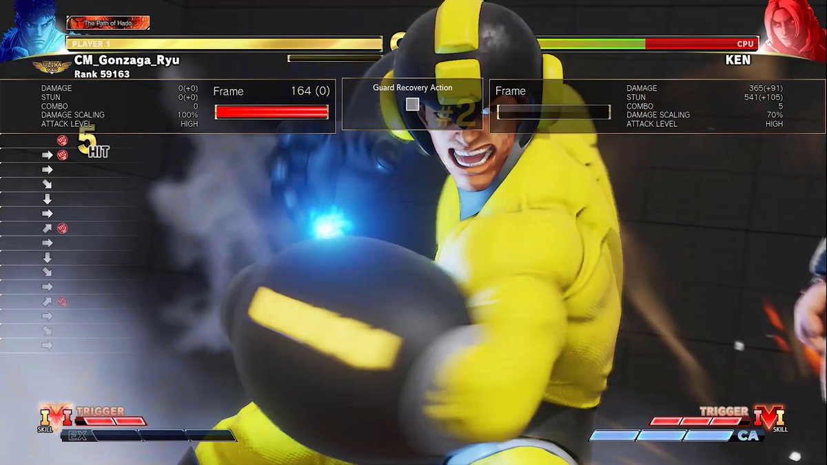 GonzagaRojas1's tweet photo. Parry OS, podria funcionar con personajes como Alex, Akuma y Gill ademas de Ryu.
Parry OS, it might also work with other characters such as Alex, Akuma and probably Gill besides Ryu.
https://t.co/KOFJQbsMcp
#ryutech #sfvtech #SFVCE https://t.co/mmv47kSPYs