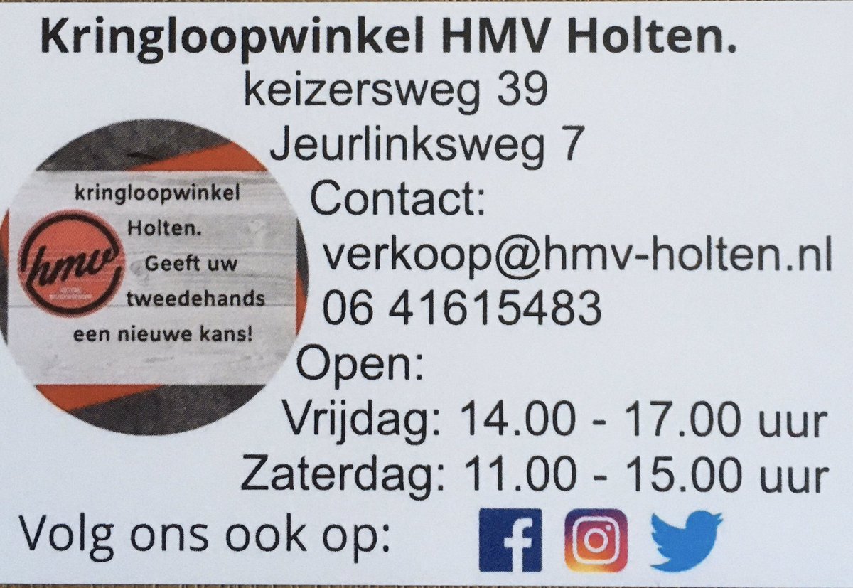 KringloopH's tweet image. Morgen derde kerstdag en zaterdag zijn we gewoon open. #Holten #Rijssen #Markelo #Bathmen
#Lochem #Goor #Nijverdal #Wierden 
#Deventer #Raalte #Nieuwheeten #Heeten
#Kringloopwinkel #kringloop #Brocant #Vintage