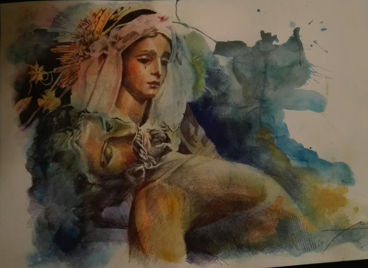 HdadGranPoderDH's tweet photo. Una representación de la Junta de Gobierno ha hecho entrega a D. Joaquín Moeckel Gil (@j_moeckel) de una obra realizada por nh @JMIMARTIN , en agradecimiento por su atenta y generosa colaboración con la Hermandad. Que la Misericordia de Dios y la Piedad de la Virgen lo bendigan. https://t.co/2Vm8Rhziq8