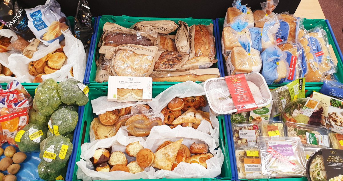 We will be giving out food again today, available until 9pm. Available: meats, veg, pastries and bread plus more! Welcome to call down and collect.