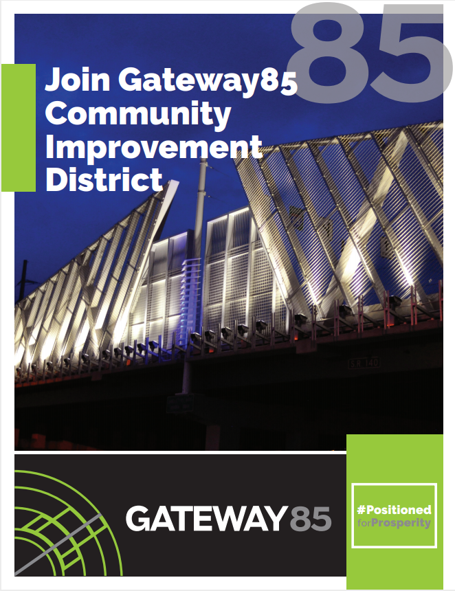 Gateway85Gwinn's tweet photo. Want to position your business for prosperity in 2020? Consider joining #Gateway85 CID. Follow the link to learn how we work to increase property values and support economic growth in the community, as well as the top five reasons to join the CID.
https://t.co/Vdway95R1w https://t.co/Q57Vq790Xn