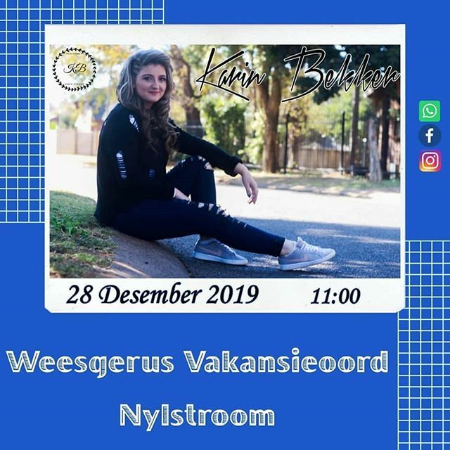 Credit to @karinbekker_artist : #weesgerusvakansieoord #vakansie #musiek #kuier