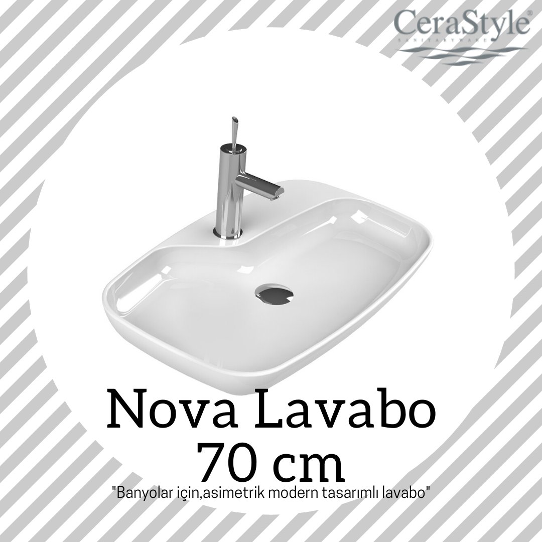 ArmaSeramik's tweet photo. 70 cm genişliğinde Cerastyle markalı Nova Lavabo, geometrik yapısı ve ince tasarımı ile banyolara ışıltı katıyor... CeraStyle Clean Active uygulamasına sahiptir.
Ölçü: 70×43 cm
#armaseramik #cerastyle #tezgahüstülavabo #banyo #banyodekorasyonu #banyoyenileme #bathroom https://t.co/85k5ApAzot